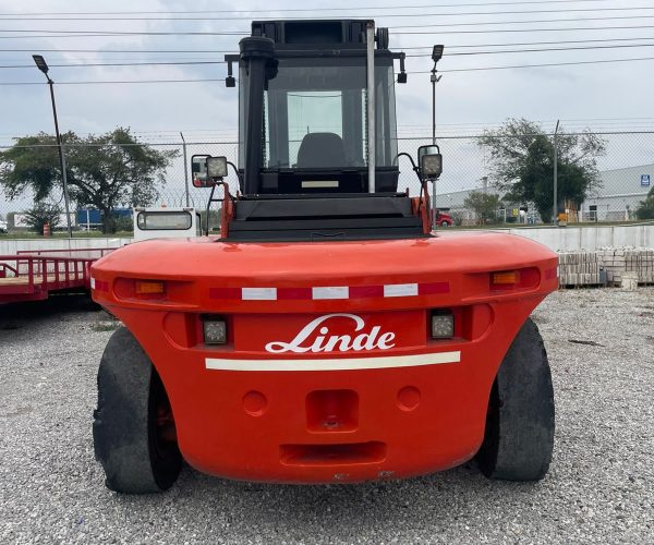 2001 LINDE H160 16‑TON H 160 DIESEL FORKLIFT PERKINS ENGINE 002